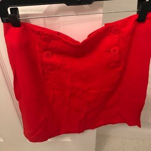 Charlotte Russe Red skirt